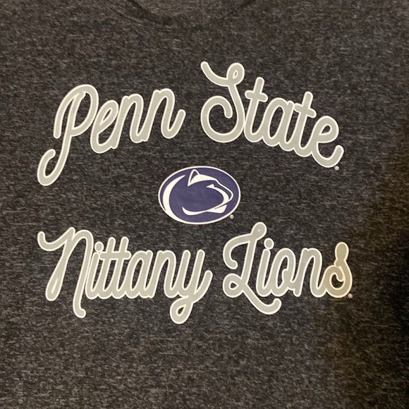 Women’s Super Soft Penn State Nittany Lions Gray Fleece Pullover Medium - Picture 2 of 9